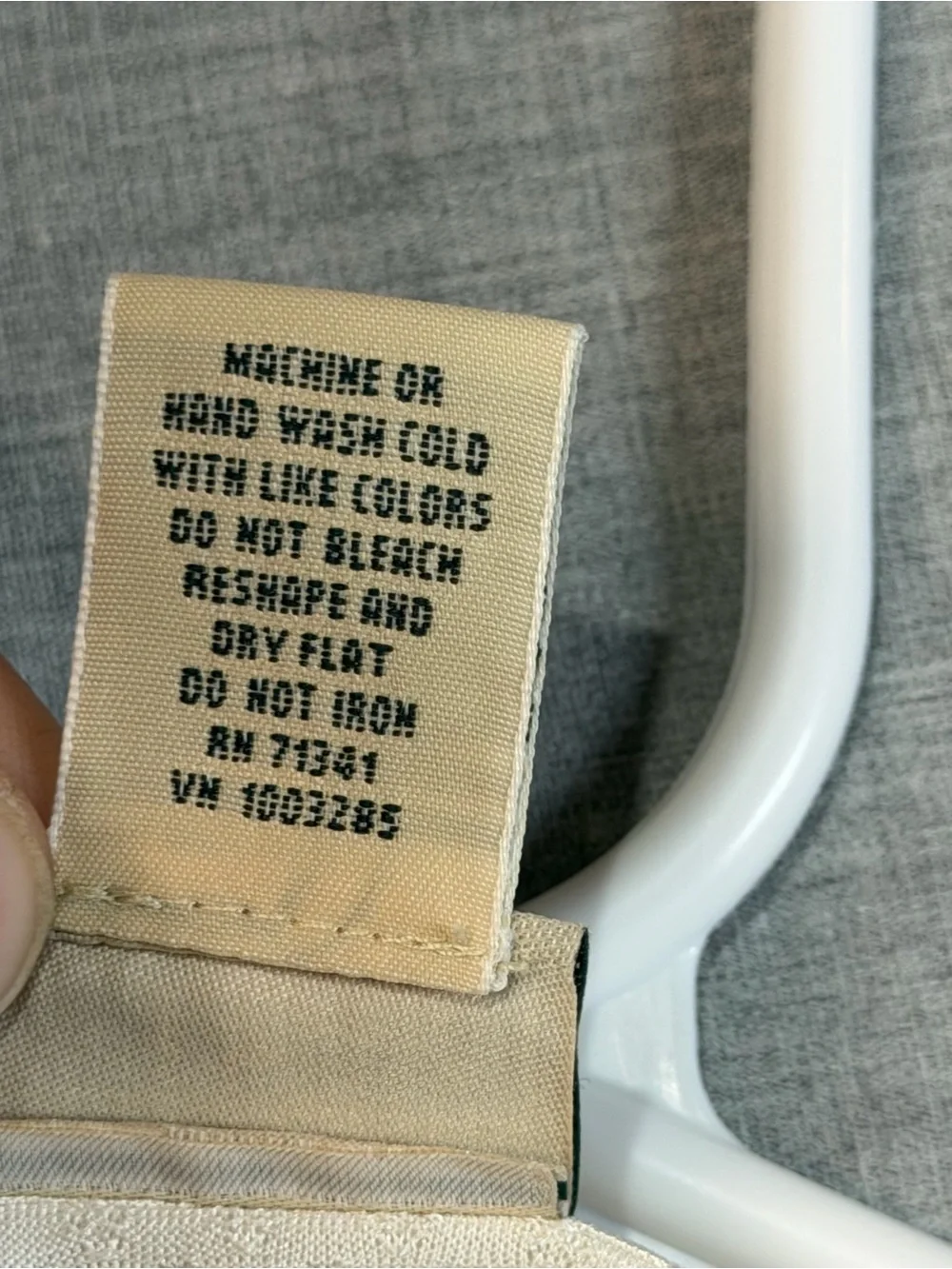 L.L. Bean Ivory pointelle Silk scalloped Lace-Edge Women's Tank